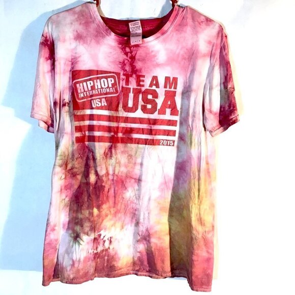 Gildan Tops - Hip Hop international Tee Shirt Size Large Tie Dyed